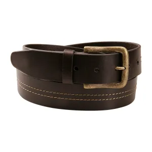 1 1/2" Double Center Contrast Stitch Belt