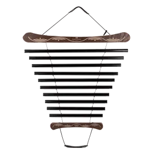432 Hz Meditation Flow Chime 38" / 95 cm 10 Notes E Minor - Black