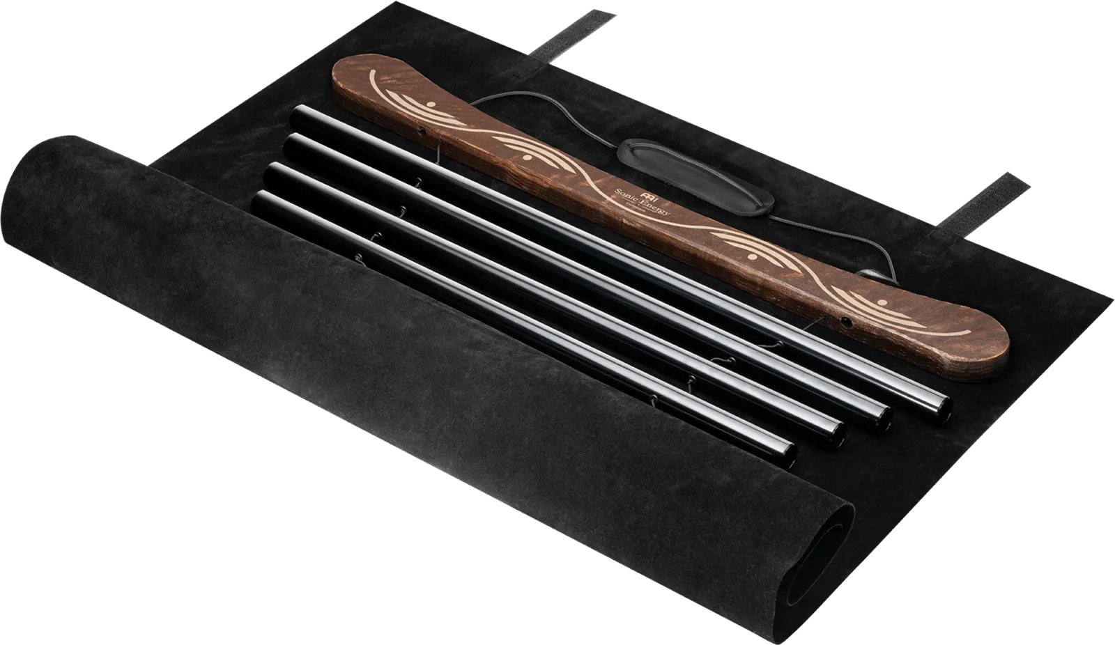 432 Hz Meditation Flow Chime 38" / 95 cm 10 Notes E Minor - Black