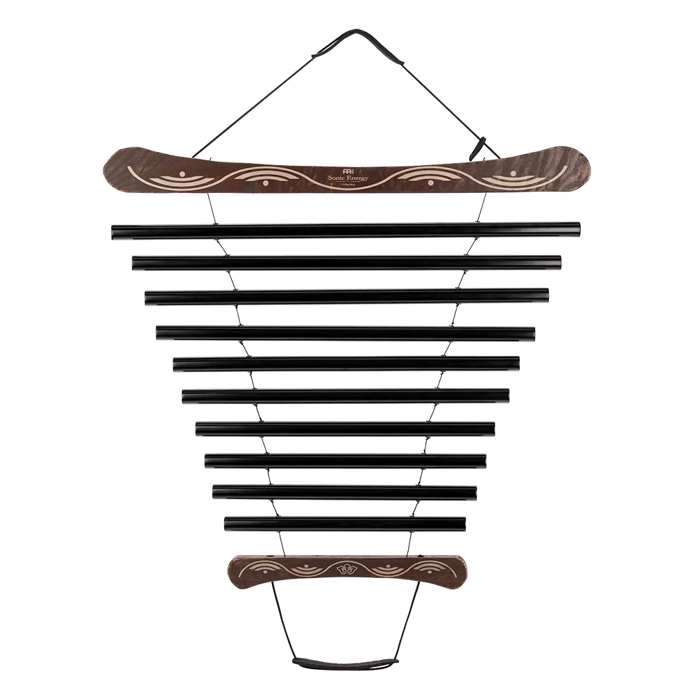 432 Hz Meditation Flow Chime 38" / 95 cm 10 Notes E Minor - Black
