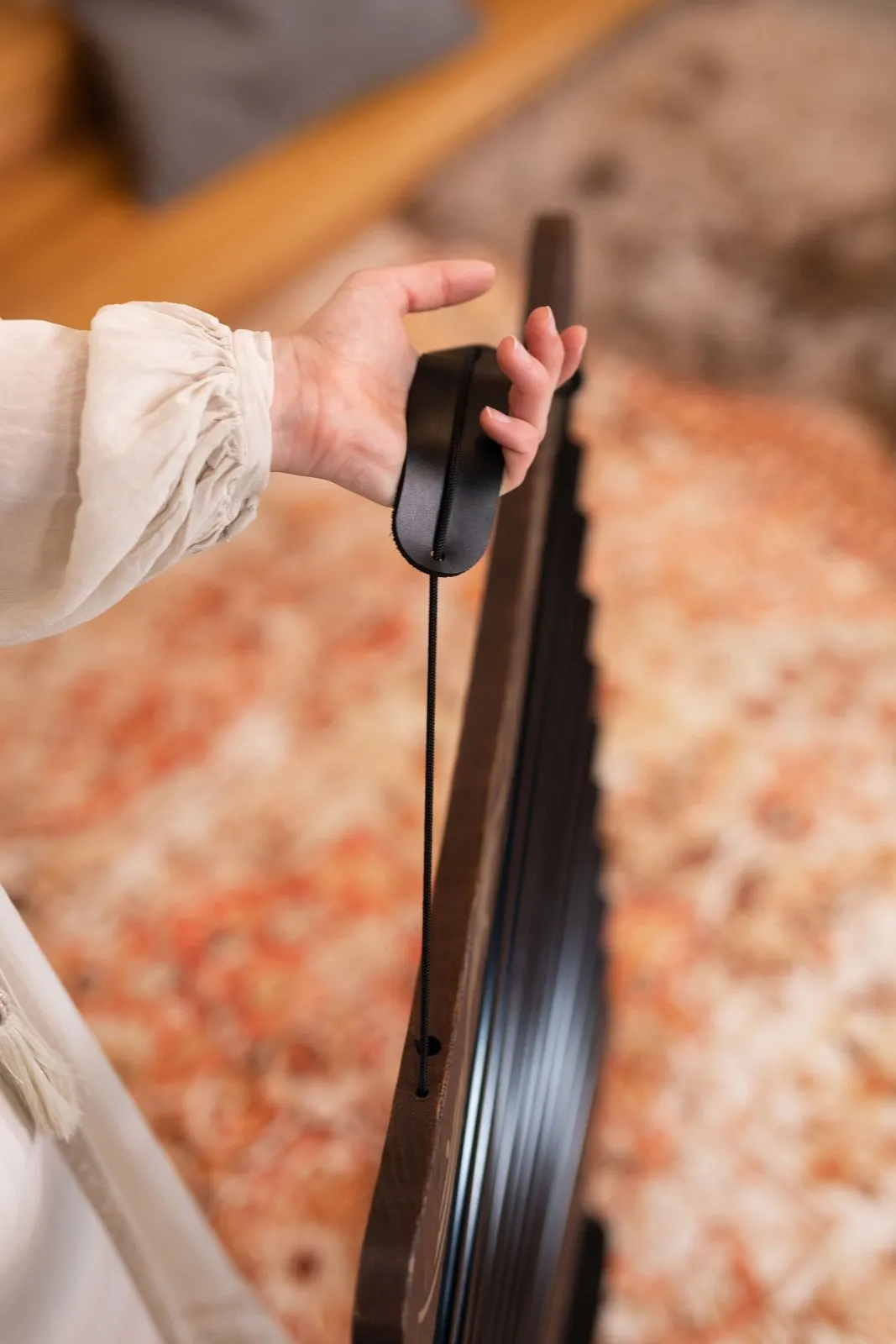 432 Hz Meditation Flow Chime 38" / 95 cm 10 Notes E Minor - Black