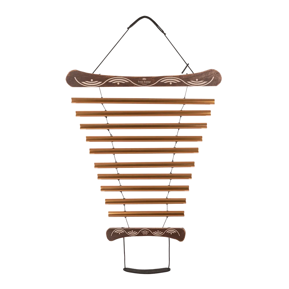 440 Hz Meditation Flow Chime 35" / 88 cm 10 Notes D Major - Bronze