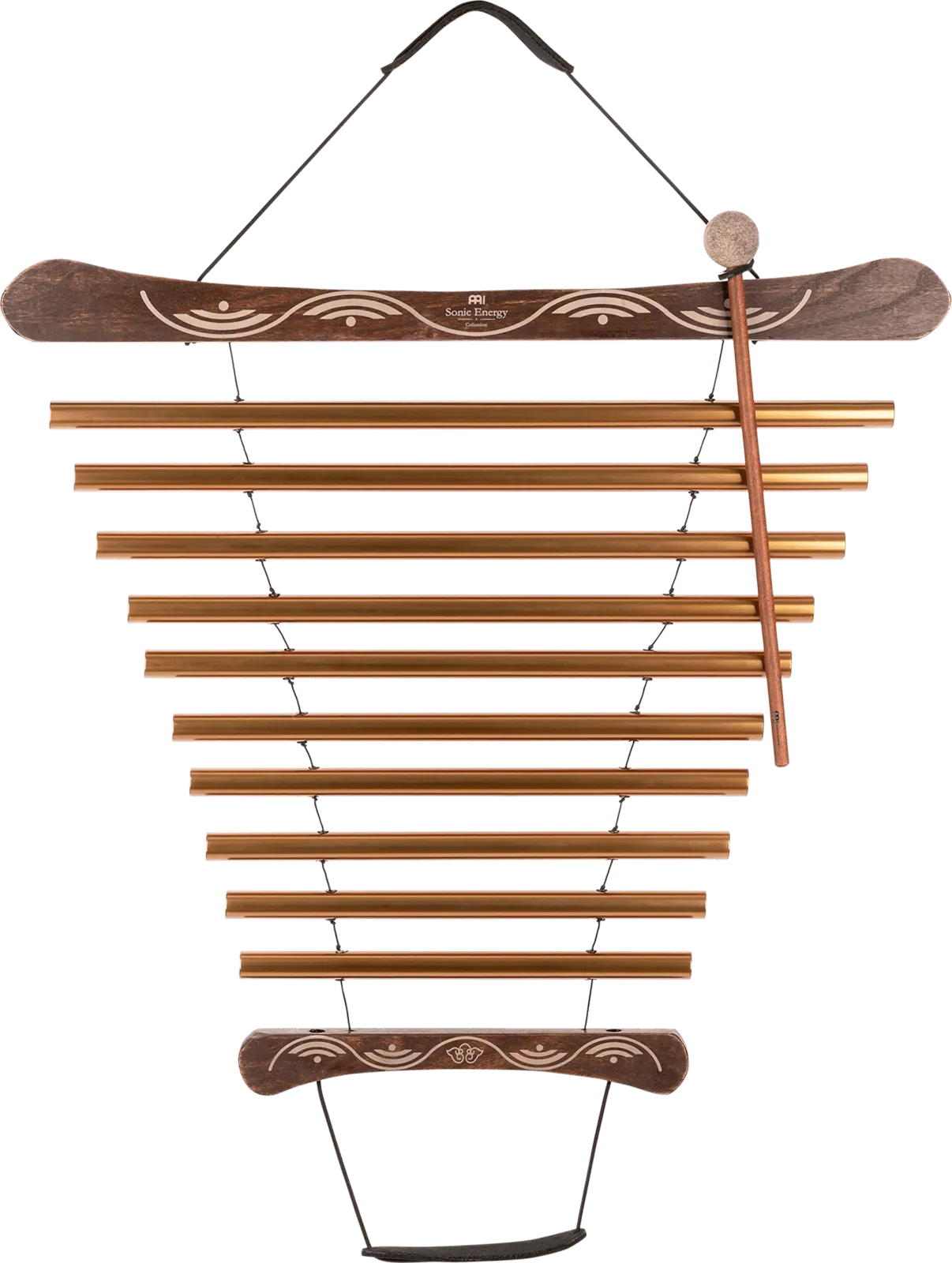 440 Hz Meditation Flow Chime 35" / 88 cm 10 Notes G Major - Bronze