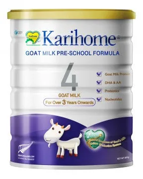 [6-Pack] Karihome Goat Milk Pre-School Formula Stage 4 900g - 3y  (Made in New Zealand) Exp: 04/26