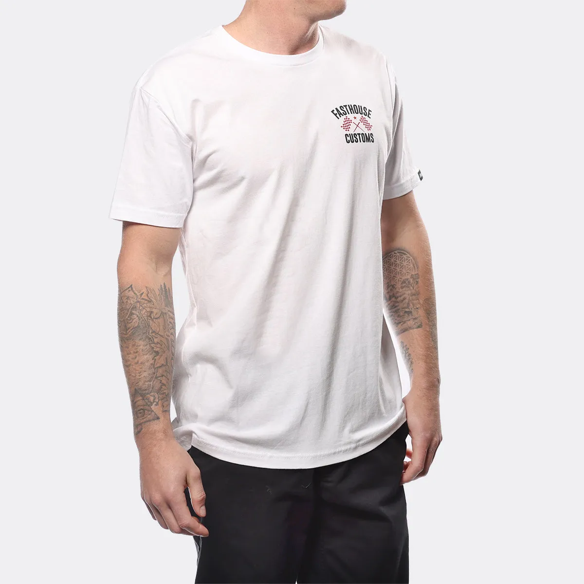 68 Trick Tee - White/Red