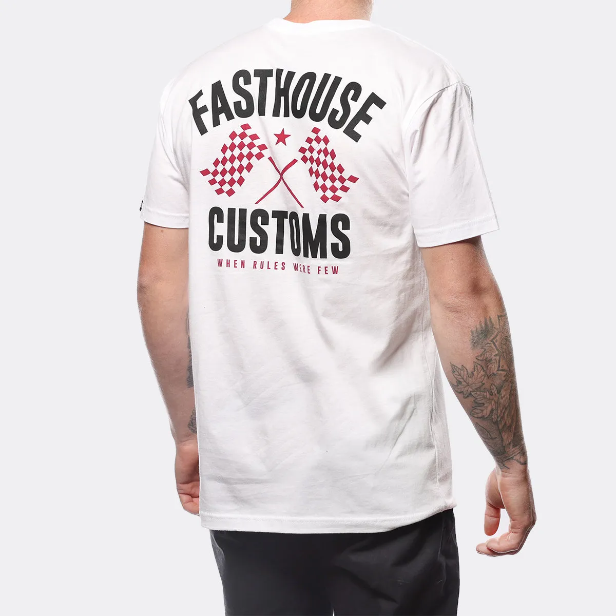 68 Trick Tee - White/Red