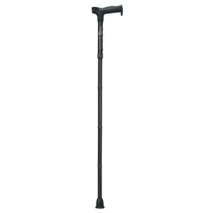 Adjustable Folding Cane with Reflective Strap - 1 Each
