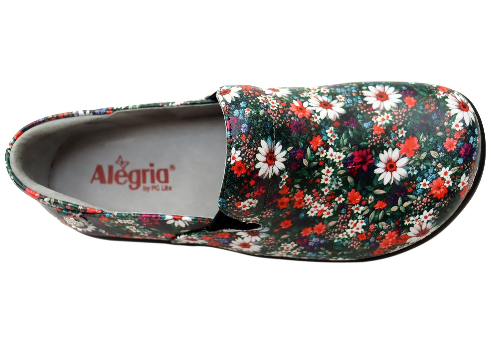 Alegria Keli Womens Leather Slip On Shoes Sugar N Red Spice