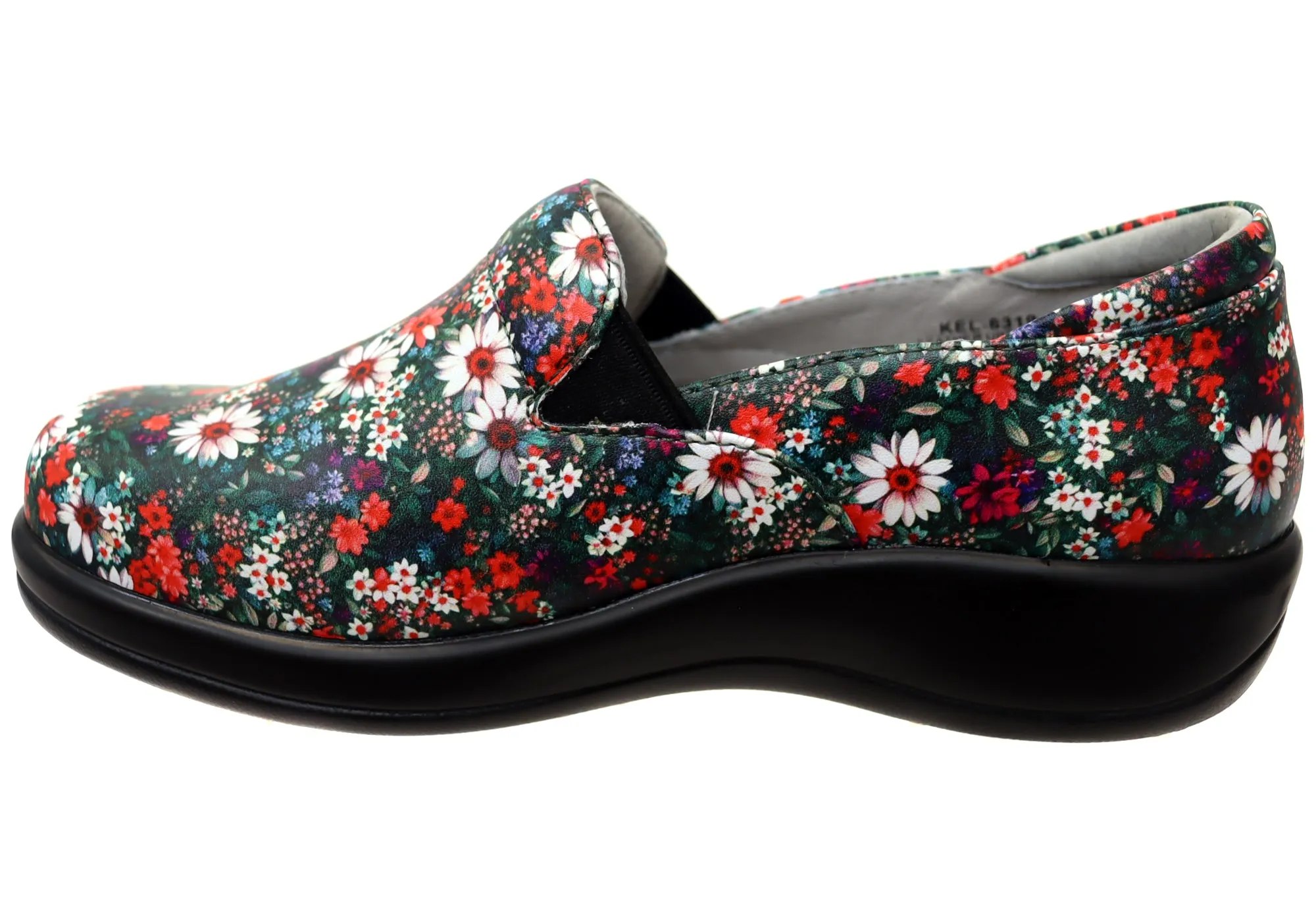 Alegria Keli Womens Leather Slip On Shoes Sugar N Red Spice