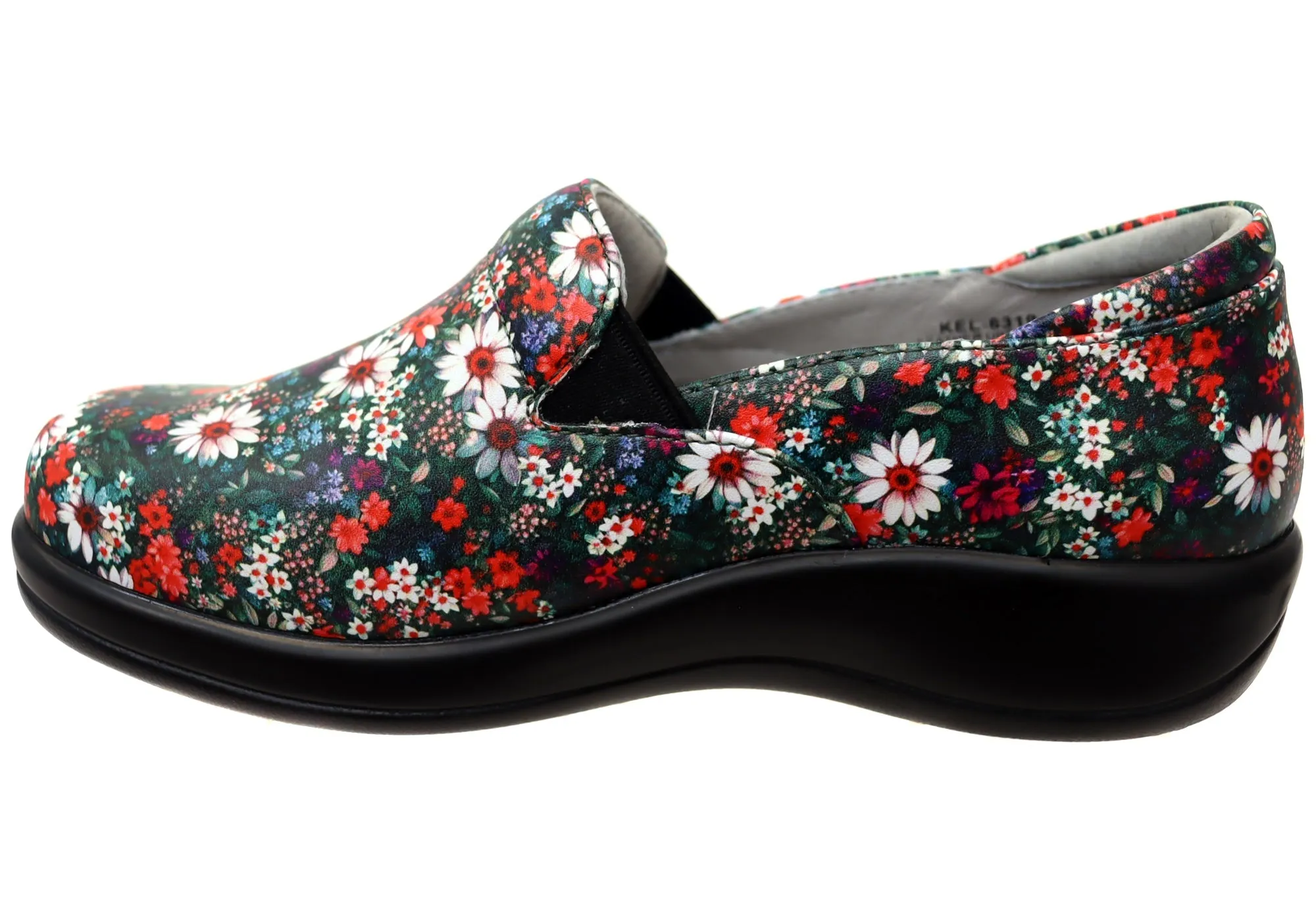 Alegria Keli Womens Leather Slip On Shoes Sugar N Red Spice
