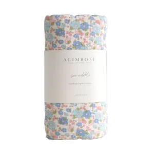 Alimrose Liberty Blue Muslin Swaddle