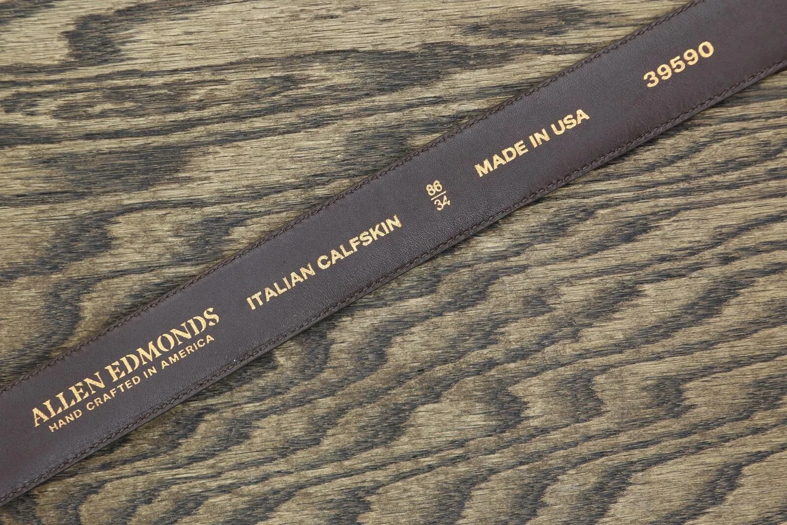 Allen Edmonds Classic Wide Leather Belt