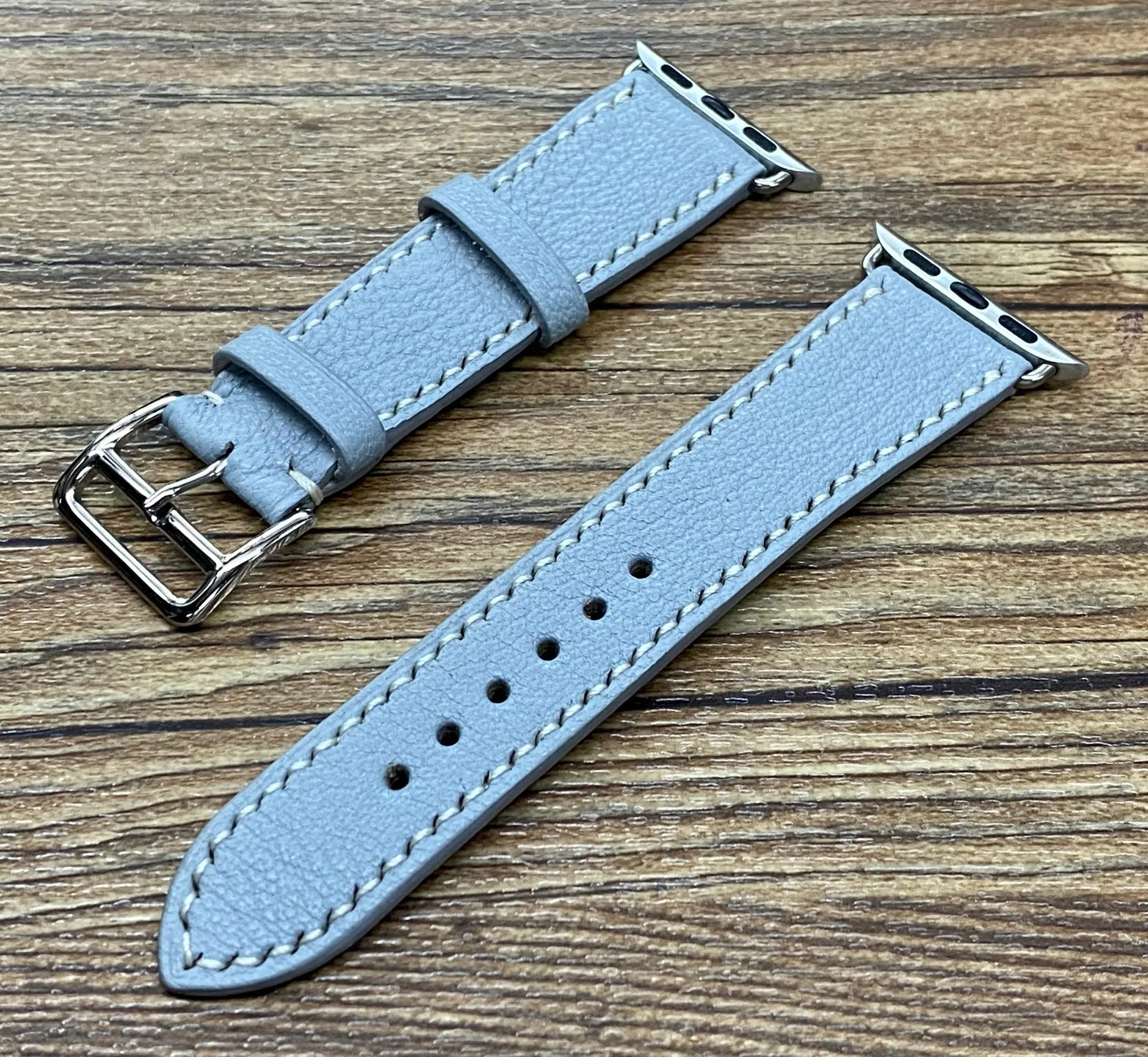 Apple Watch 42mm 41mm, series 10, Single Tour Rallye, iWatch, Apple Watch 40mm, Apple Watch Band light grey, iWatch Band