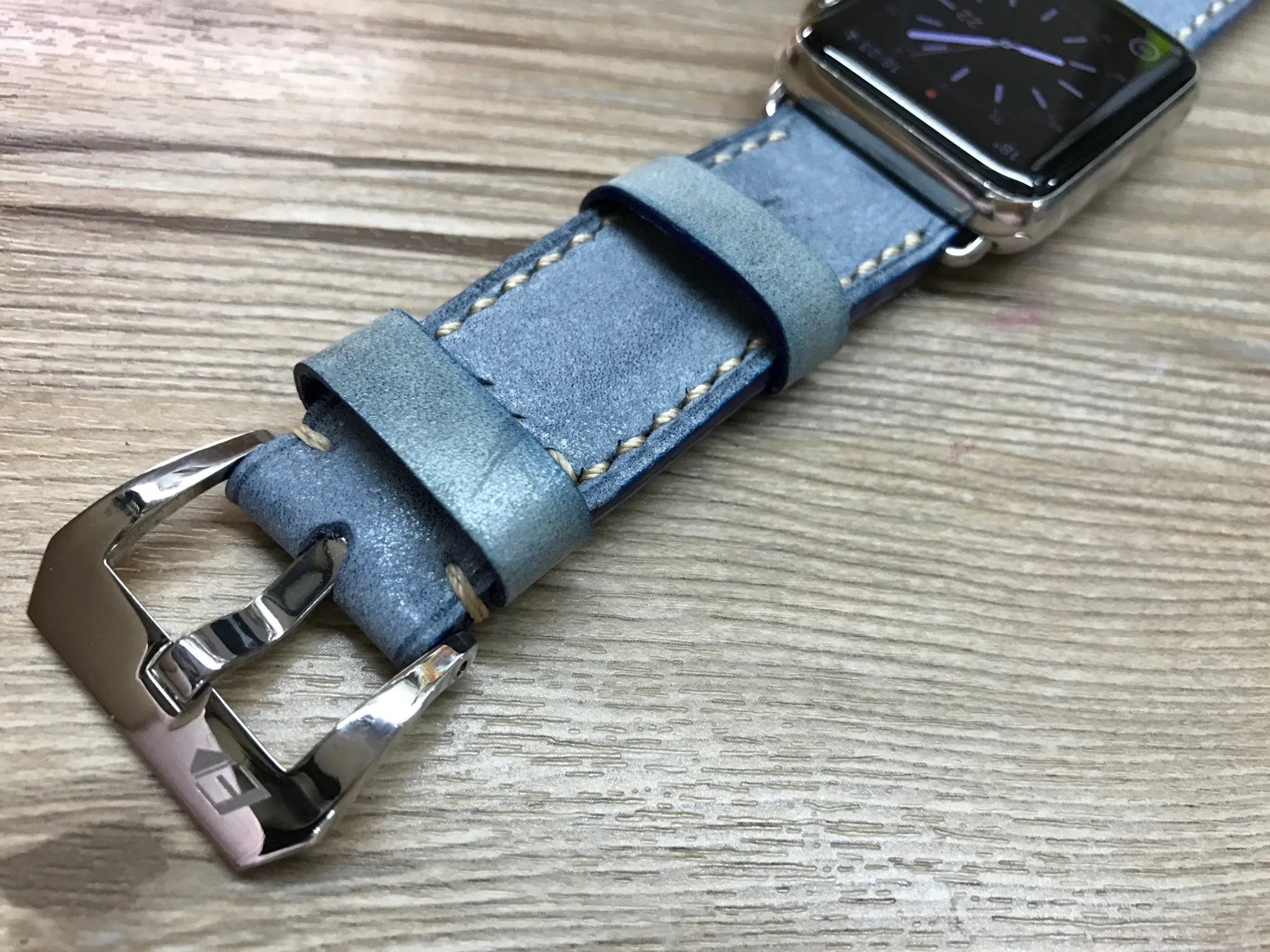 Apple Watch 45mm, Vintage Blue Apple Watch Band, iWatch Band 41mm for SE, Smart Watch Straps, Personalise Gift Ideas