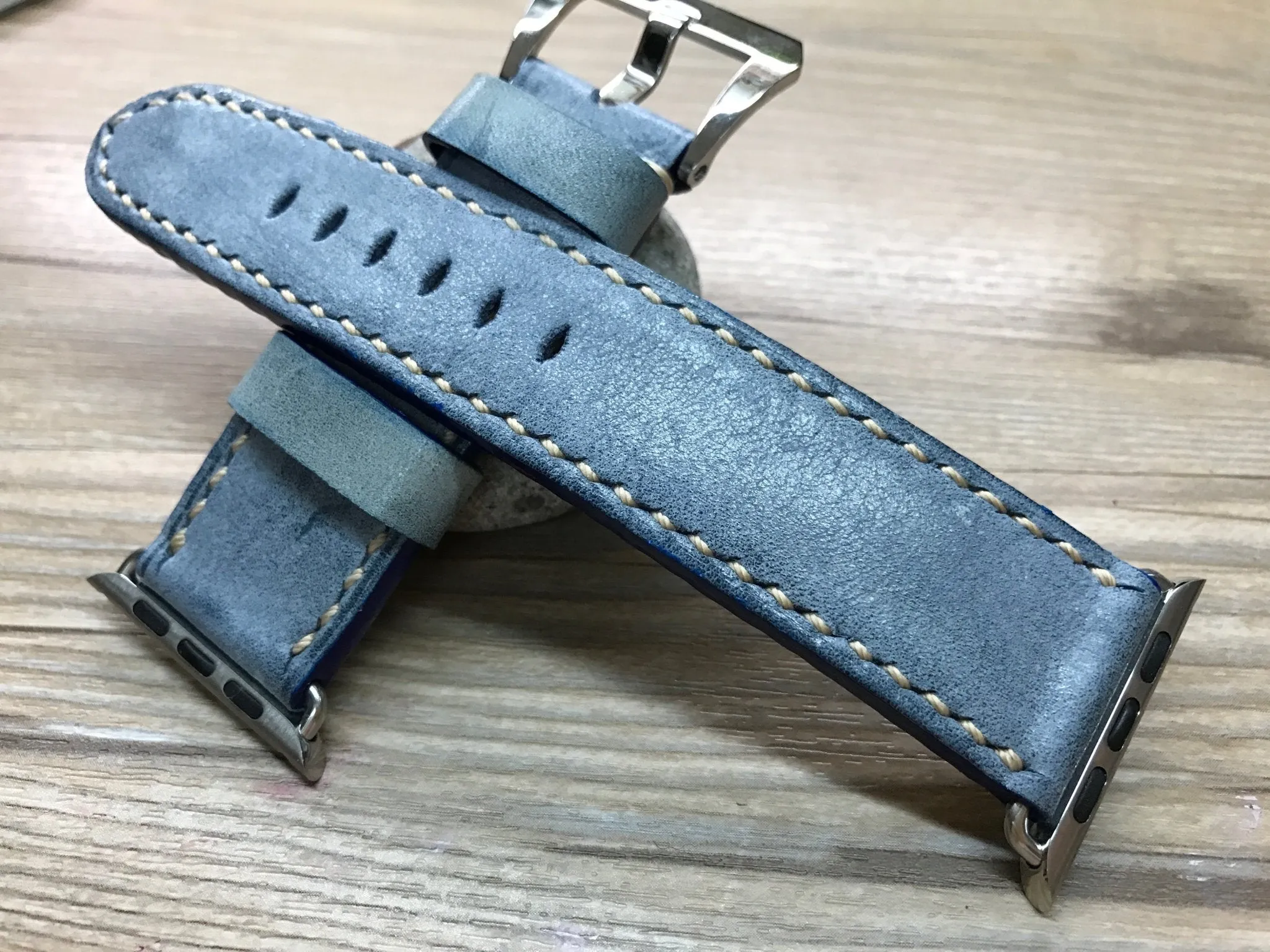 Apple Watch 45mm, Vintage Blue Apple Watch Band, iWatch Band 41mm for SE, Smart Watch Straps, Personalise Gift Ideas