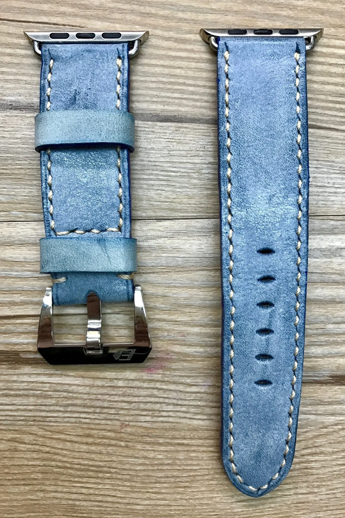 Apple Watch 45mm, Vintage Blue Apple Watch Band, iWatch Band 41mm for SE, Smart Watch Straps, Personalise Gift Ideas