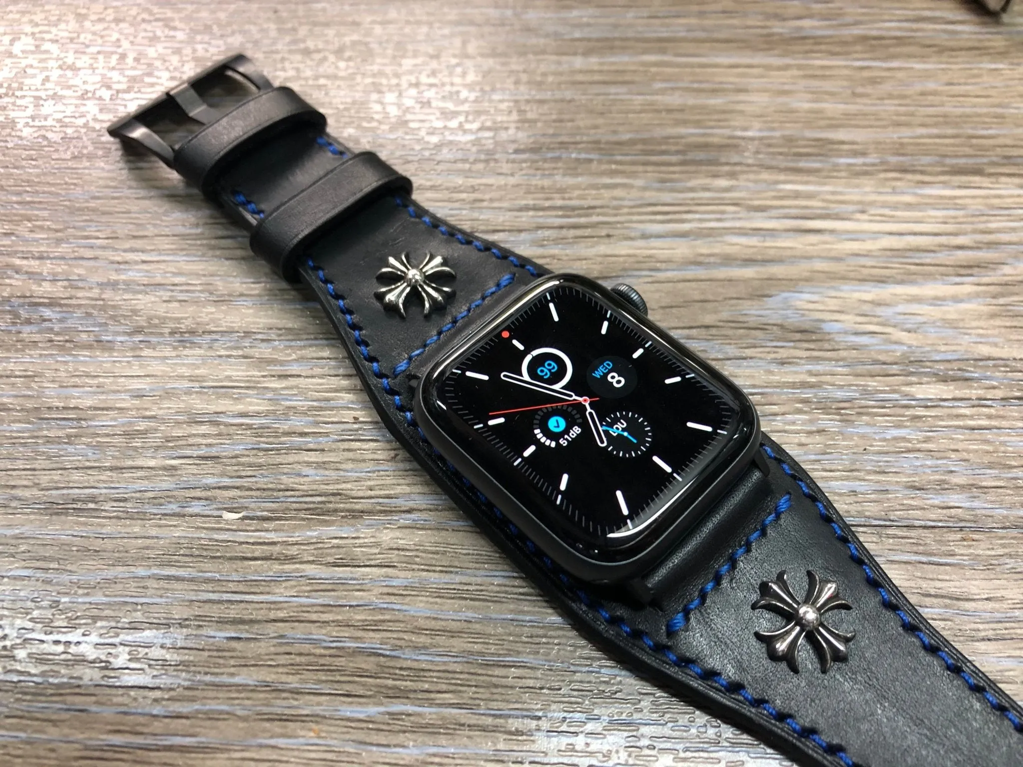 Apple Watch Band 44mm, Apple Watch Space Gray, Apple Watch Bund Straps, Apple Watch 42mm Stainless Steel, Mens Wristwatch Band for Apple Watch Series 5, Valentines Day Gift