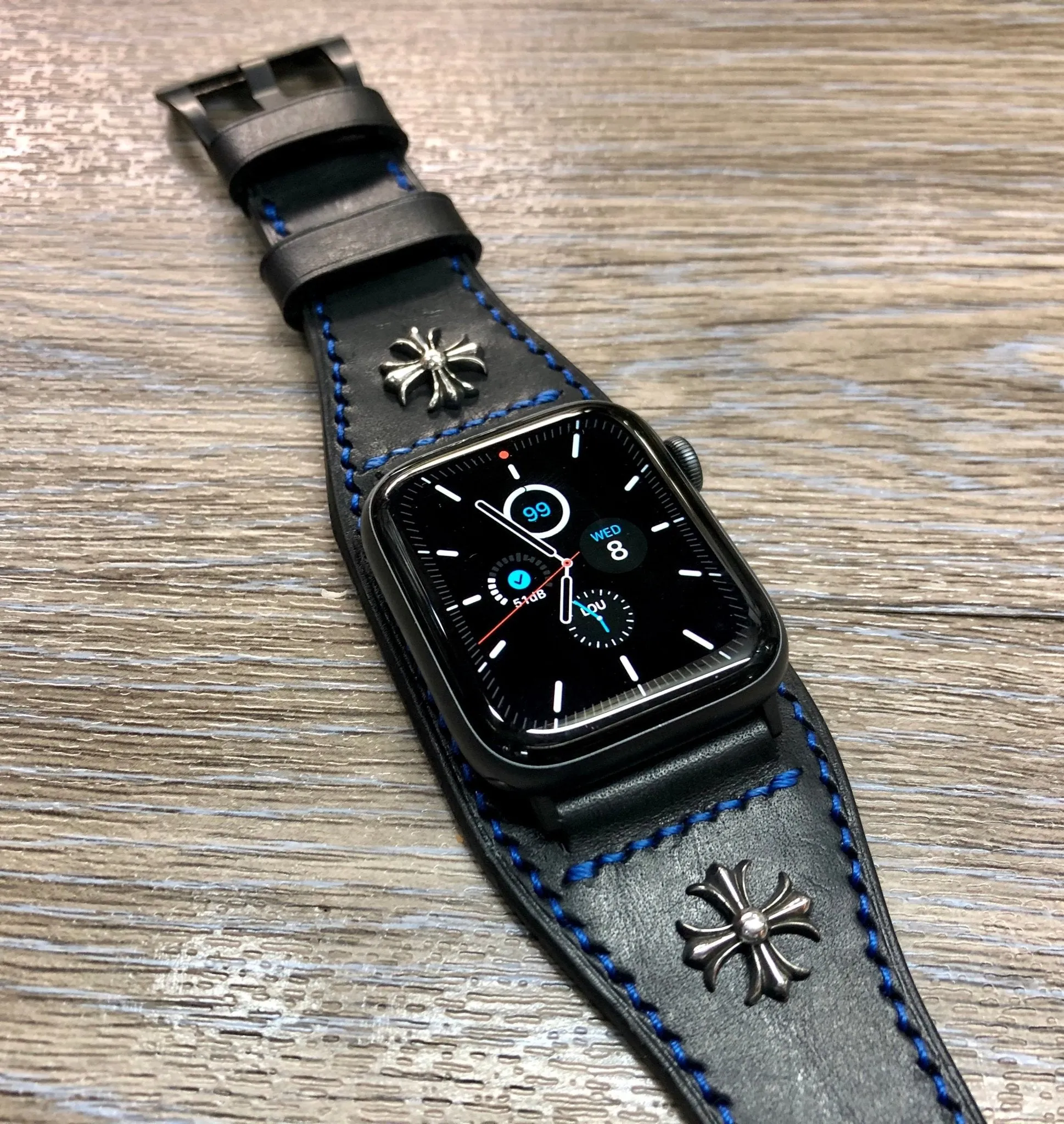 Apple Watch Band 44mm, Apple Watch Space Gray, Apple Watch Bund Straps, Apple Watch 42mm Stainless Steel, Mens Wristwatch Band for Apple Watch Series 5, Valentines Day Gift