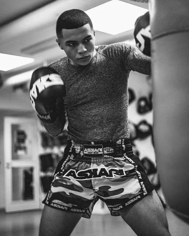 ASKARI MUAY THAI SHORTS - GREY CAMOUFLAGE