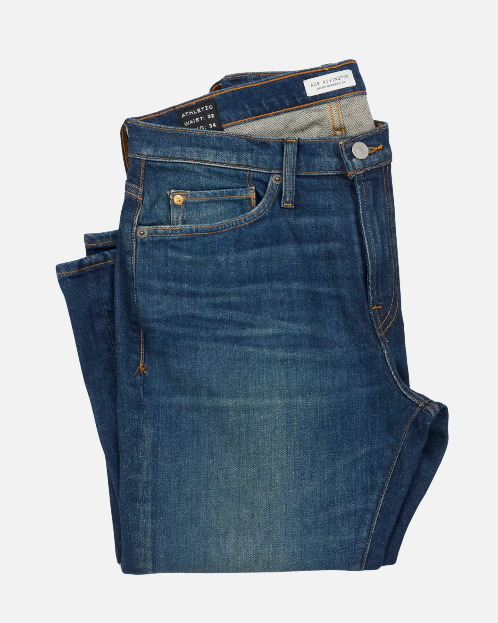 Athletic Taper Denim Jeans - Dirty Vintage