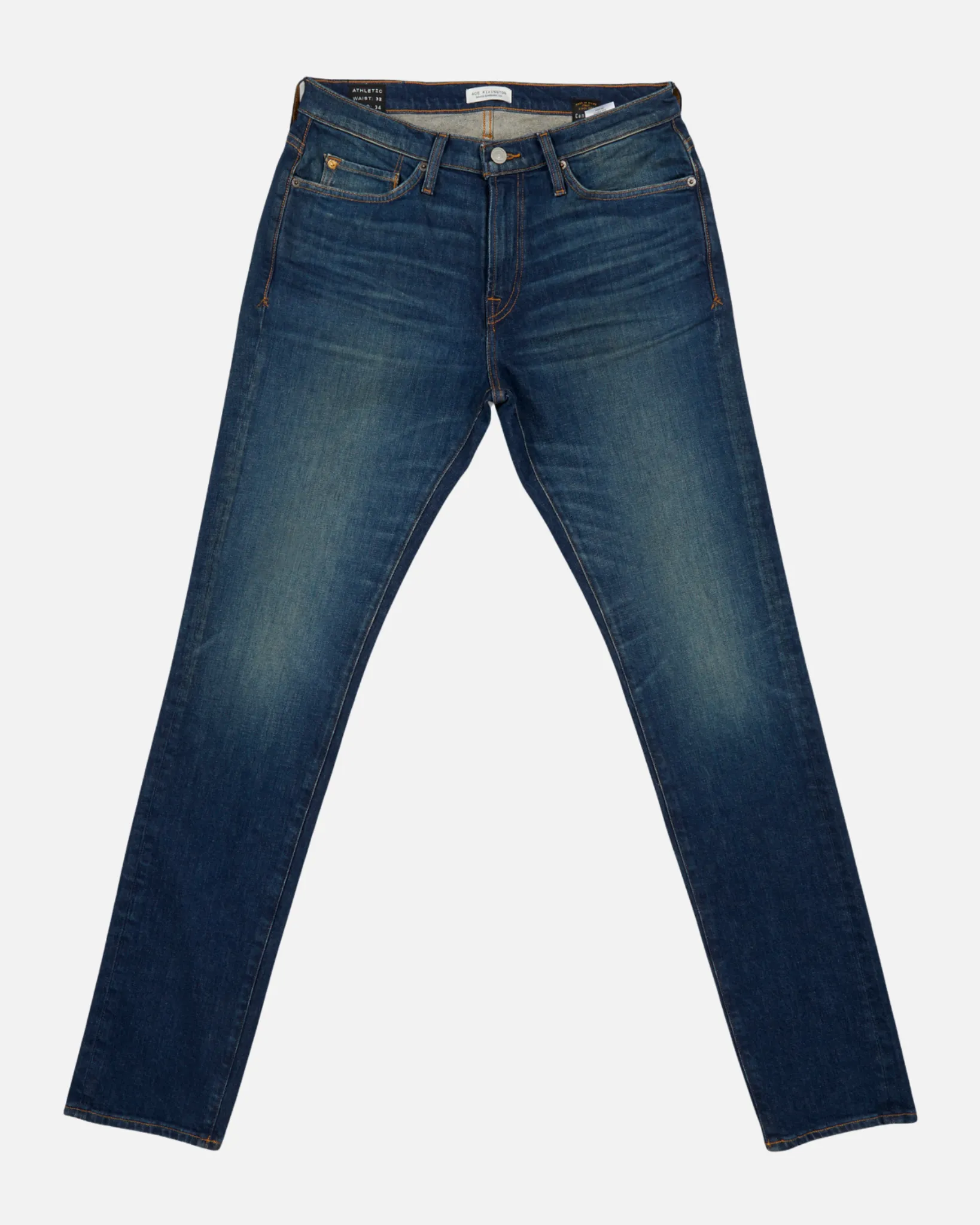 Athletic Taper Denim Jeans - Dirty Vintage
