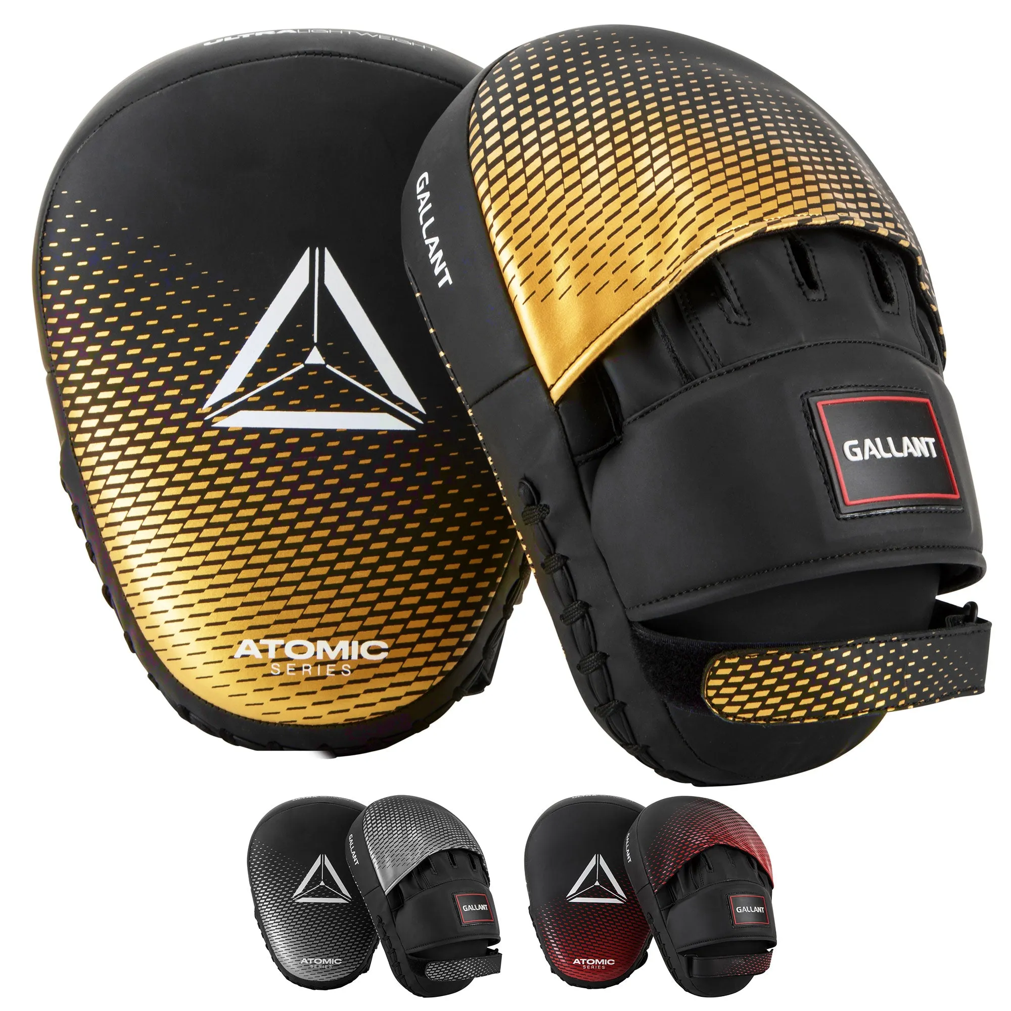 Atomic Series Ultra Lightweight Focus Pad - Gold - Focus Boxing Mitts