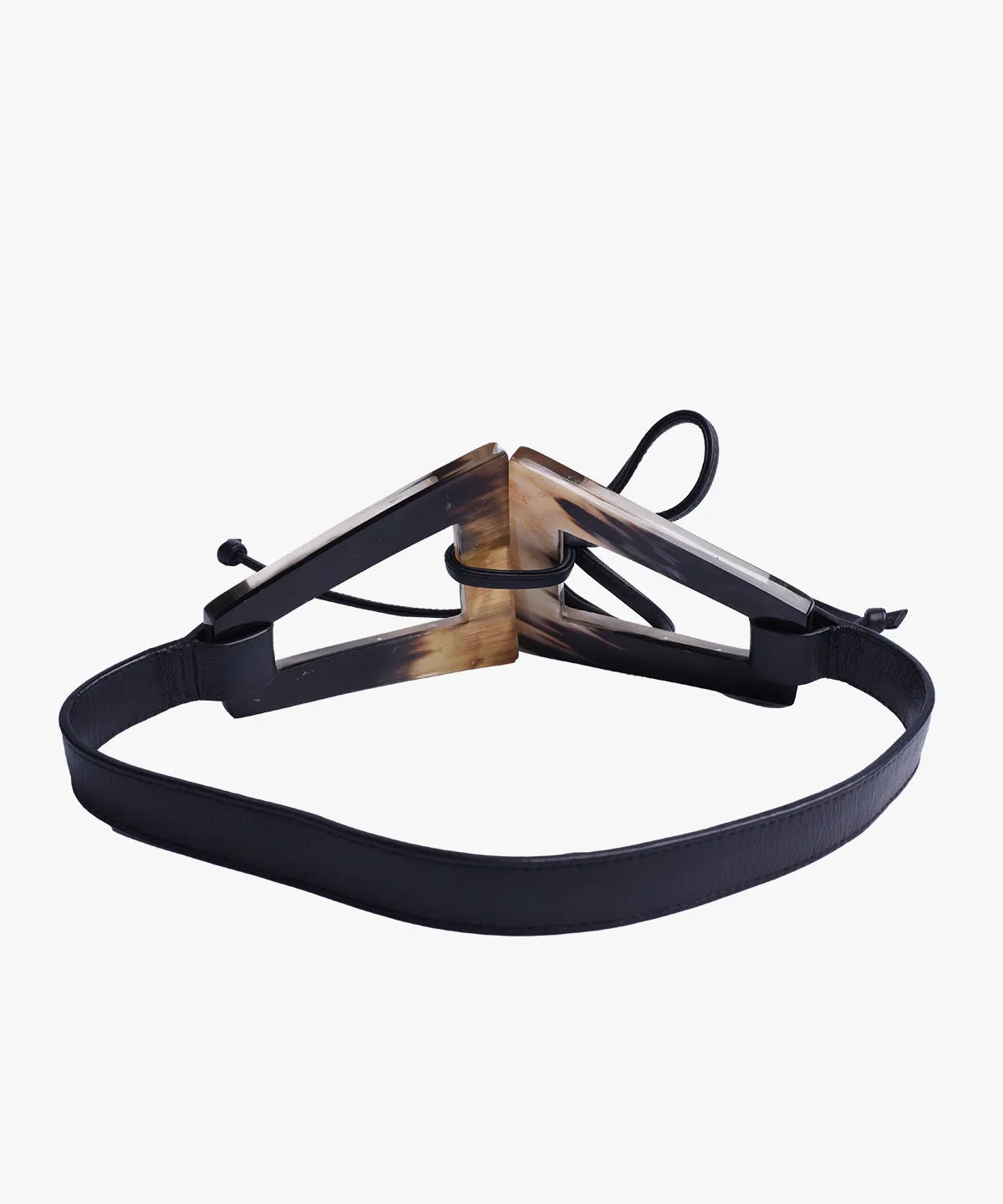 Azza Double Buckle in Leather