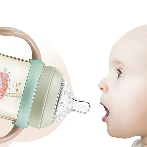 Babycare PPSU Nursing Bottle - 240ml - Green