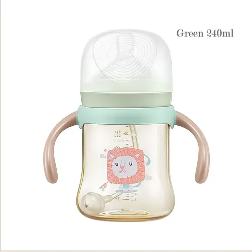 Babycare PPSU Nursing Bottle - 240ml - Green