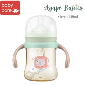 Babycare PPSU Nursing Bottle - 240ml - Green