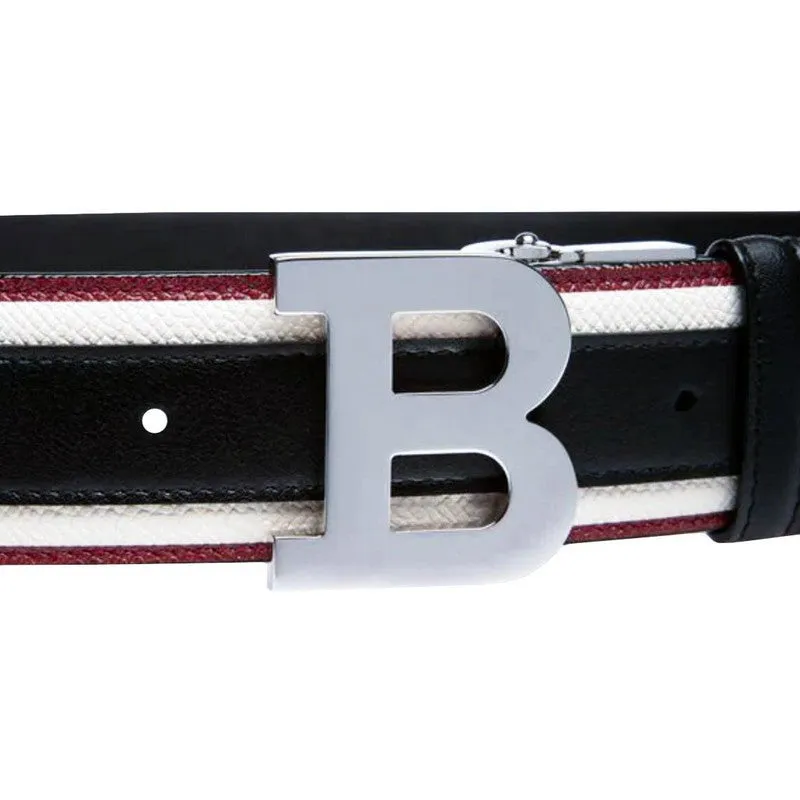 Bally B buckle Leather 40mm Belt