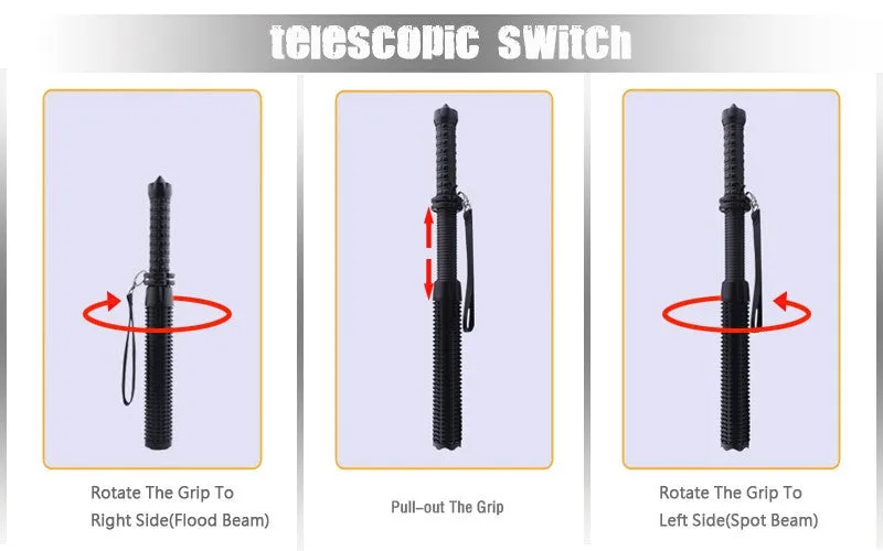 Baseball Bat Self Defense LED Torch