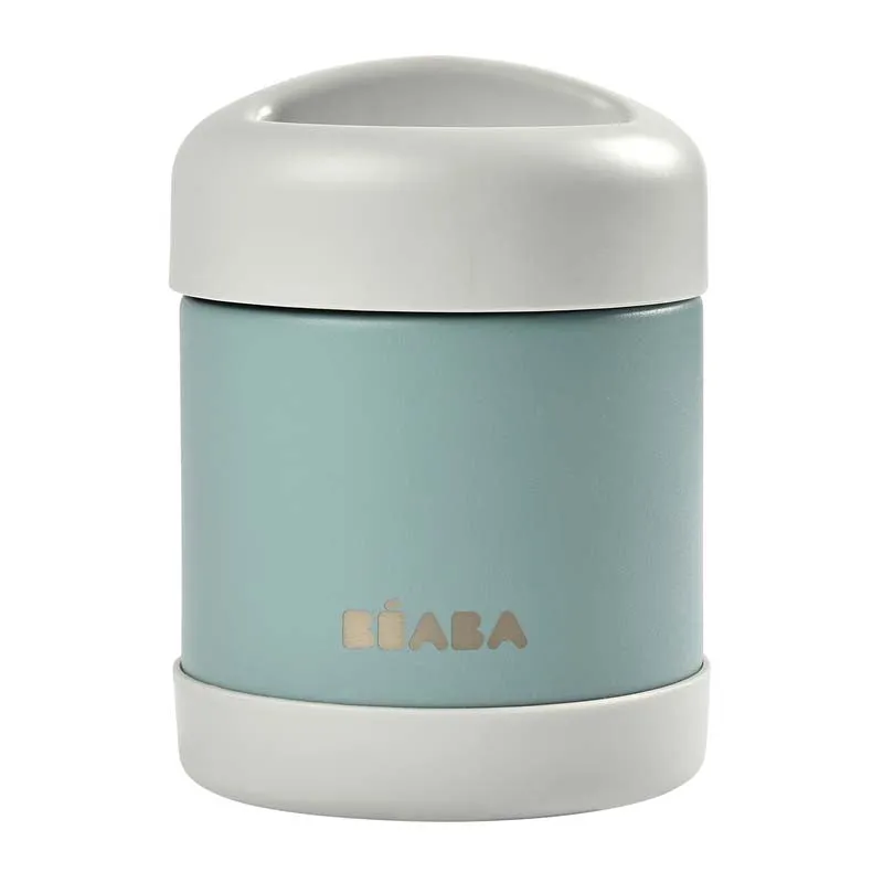 Beaba Stainless Steel Isothermal Portion 300 ml (Light Mist / Eucalyptus Green)