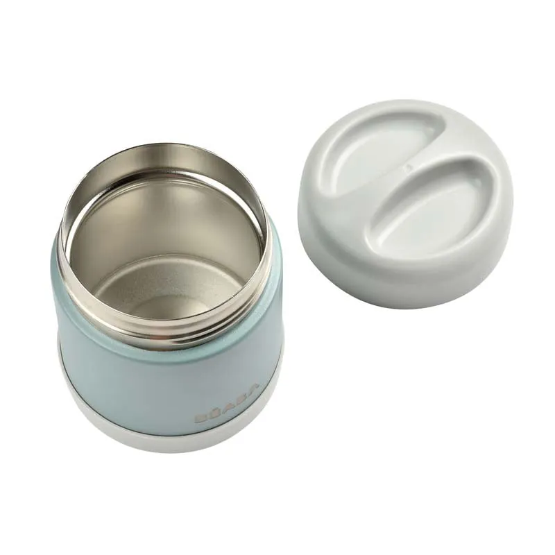 Beaba Stainless Steel Isothermal Portion 300 ml (Light Mist / Eucalyptus Green)