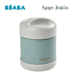 Beaba Stainless Steel Isothermal Portion 300 ml (Light Mist / Eucalyptus Green)