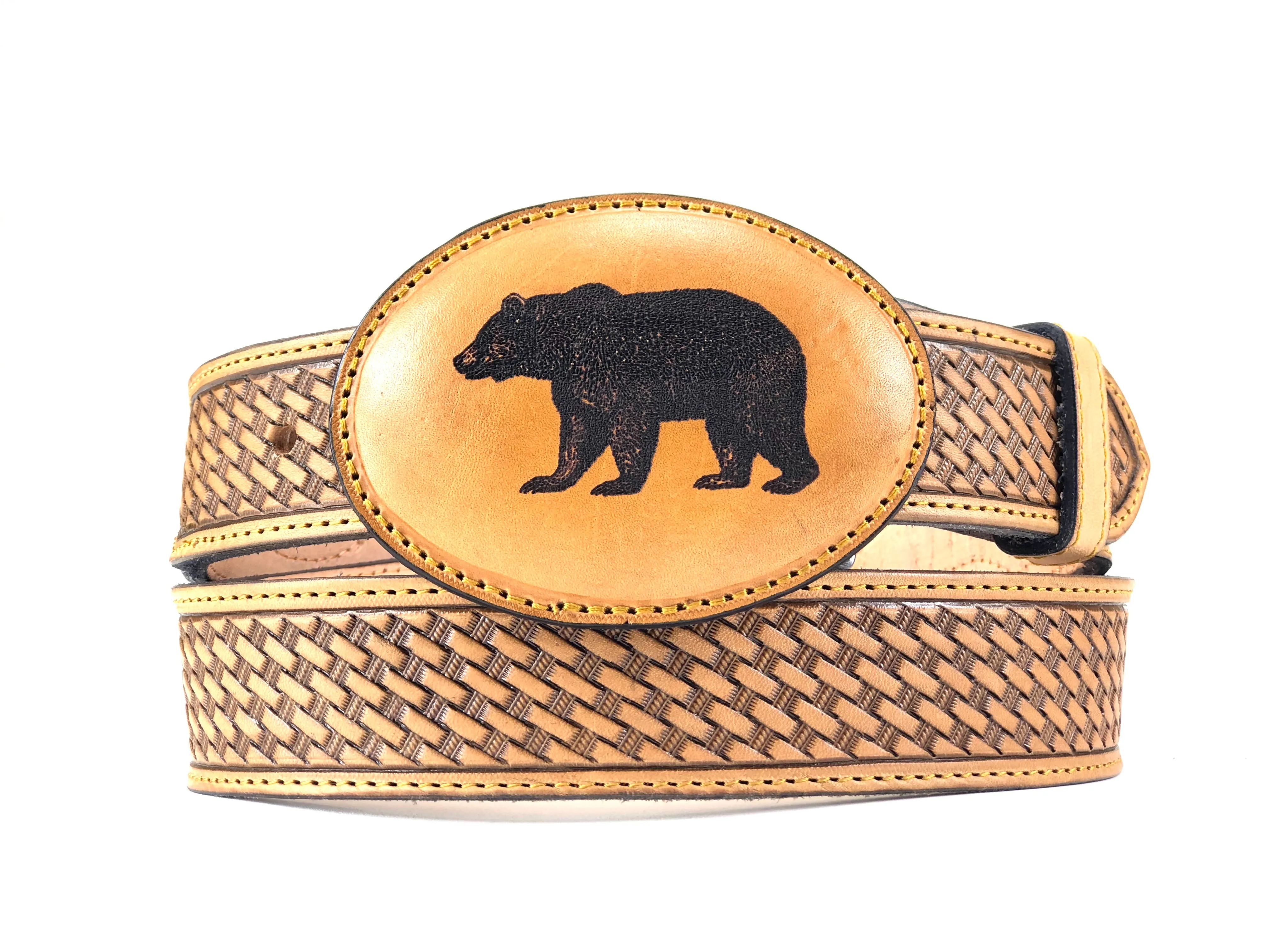 Bear Leather Buckle