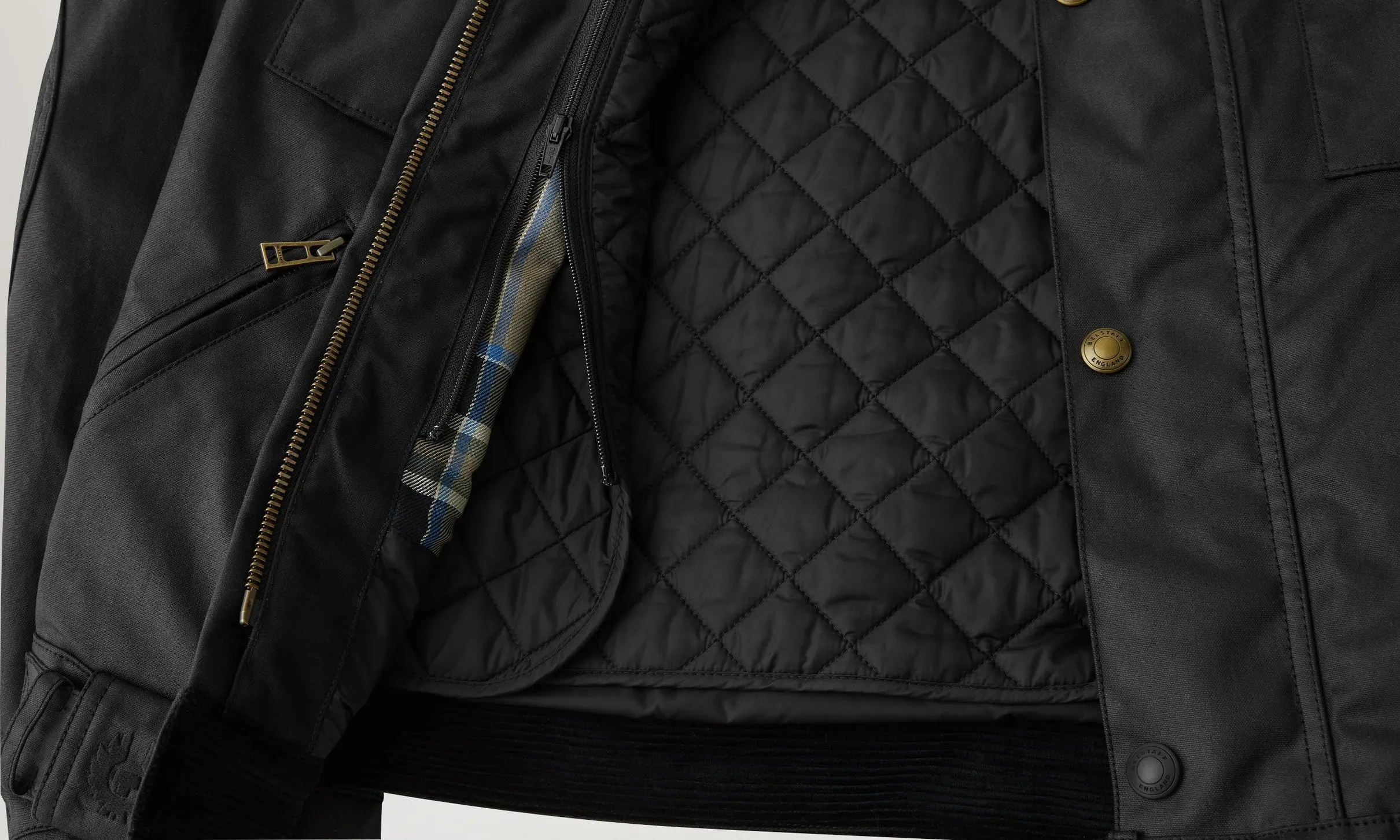 Belstaff Brooklands 2.0 Waxed Cotton Jacket - Black