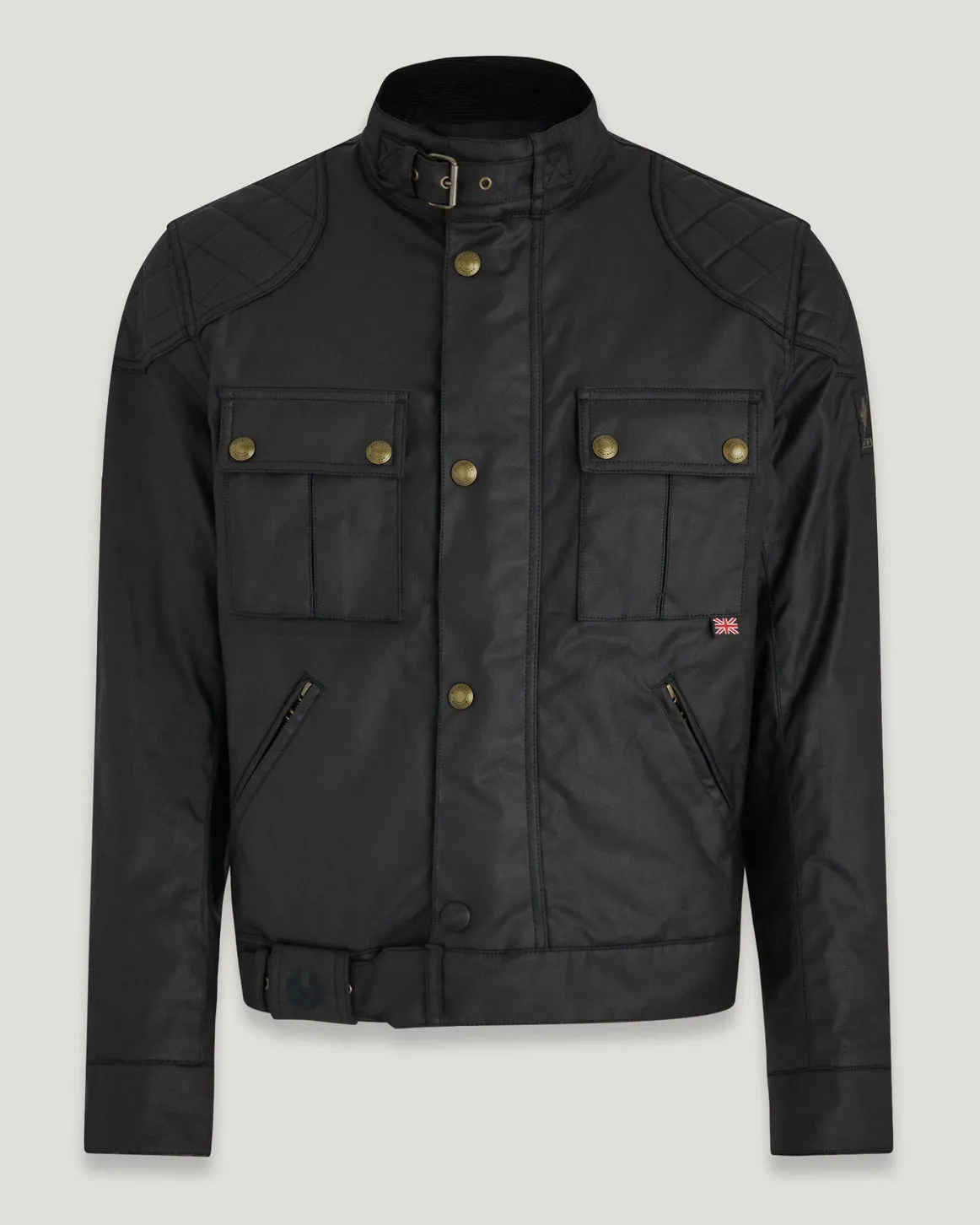 Belstaff Brooklands 2.0 Waxed Cotton Jacket - Black