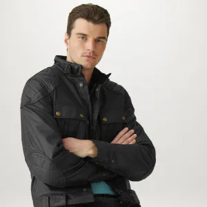 Belstaff Brooklands 2.0 Waxed Cotton Jacket - Black