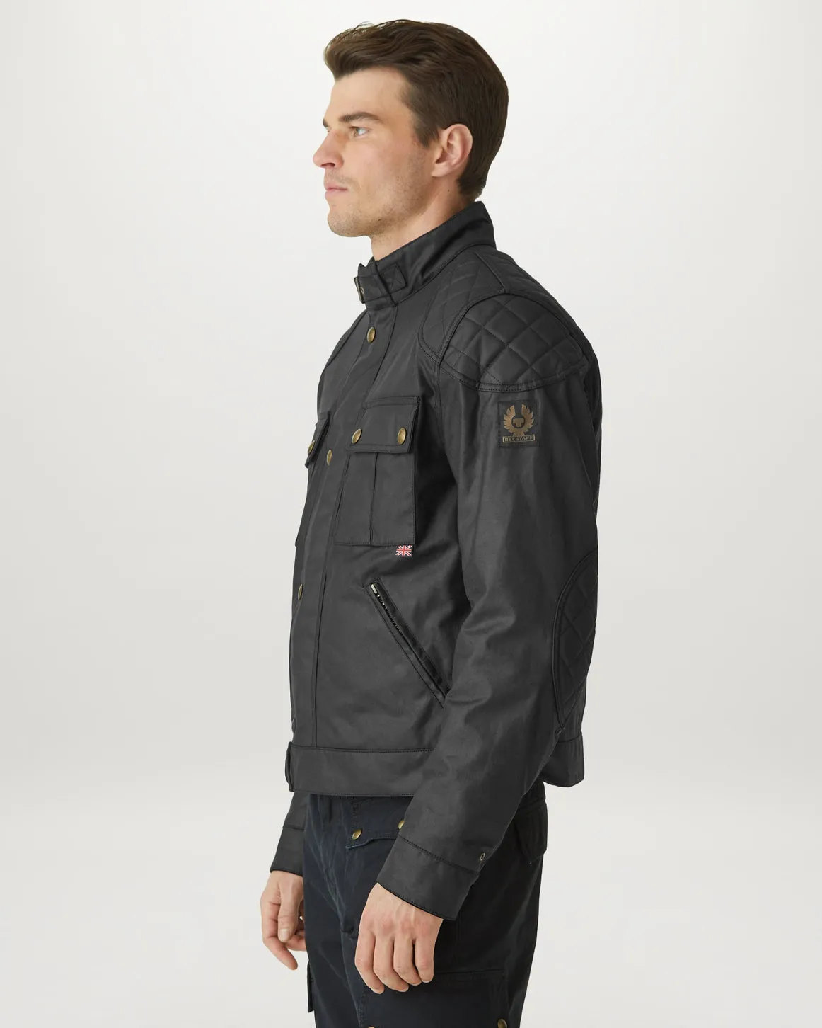 Belstaff Brooklands 2.0 Waxed Cotton Jacket - Black