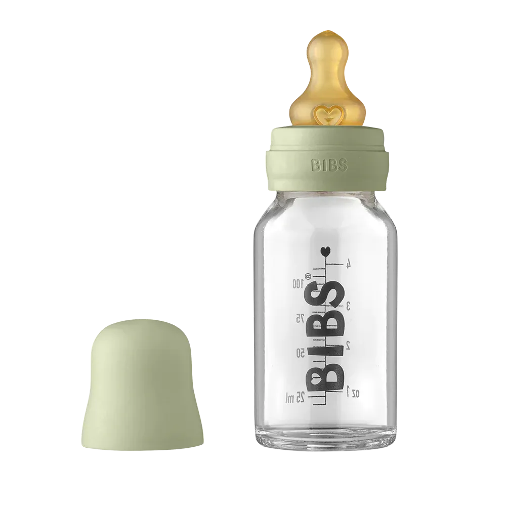 BIBS Baby Glass Bottle Complete Set - 110ml