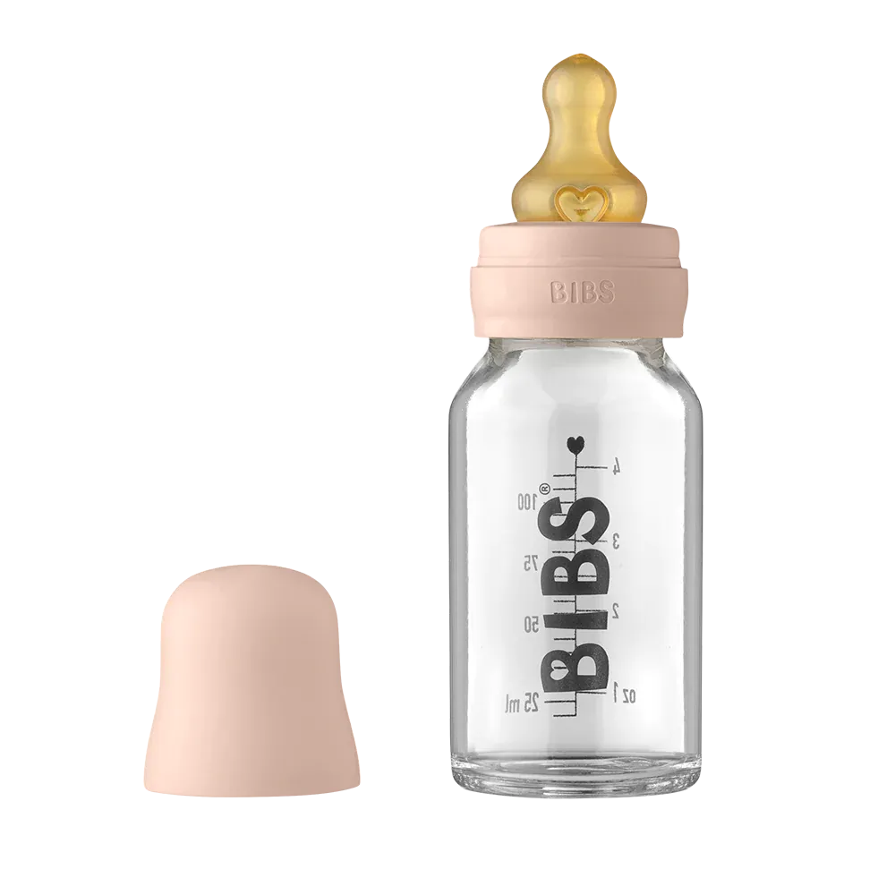 BIBS Baby Glass Bottle Complete Set - 110ml