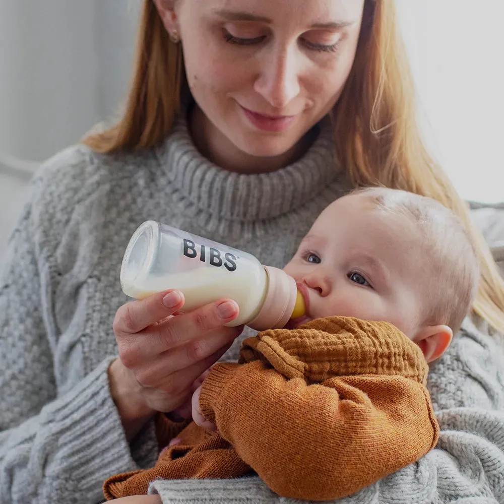 BIBS Baby Glass Bottle Complete Set - 110ml
