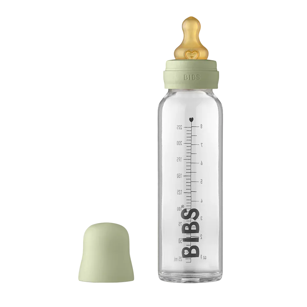 BIBS Baby Glass Bottle Complete Set - 225ml