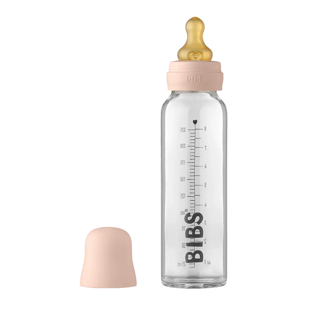 BIBS Baby Glass Bottle Complete Set - 225ml