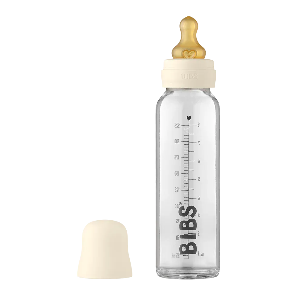 BIBS Baby Glass Bottle Complete Set - 225ml