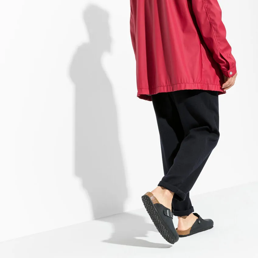 Birkenstock Boston Oiled Leather Regular Fit Black