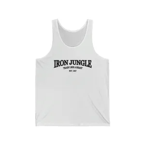 Black Letter Train Like A Beast Tank Top