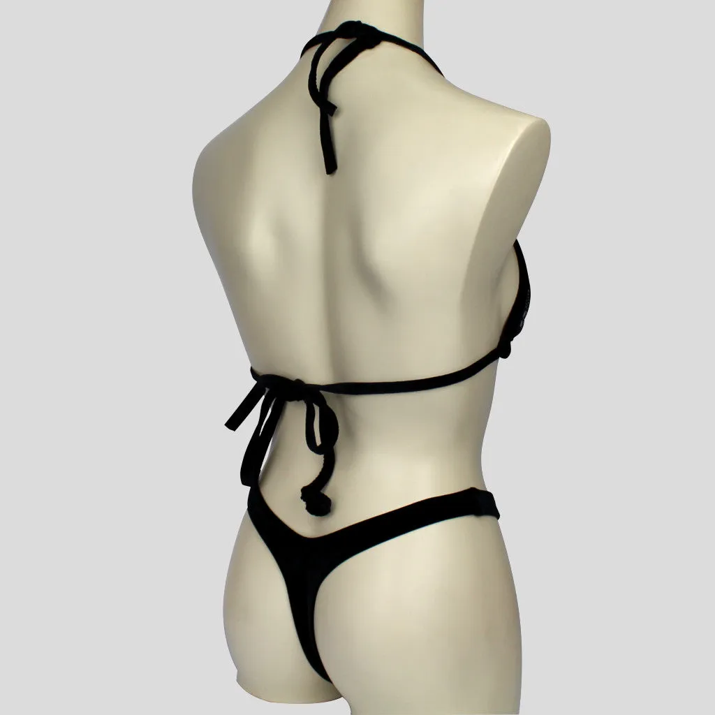 Black Velvet Bodybuilding Competition Bikini