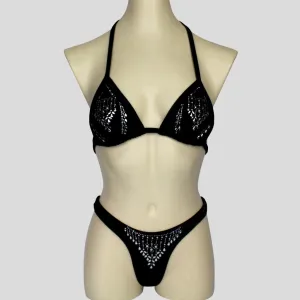 Black Velvet Bodybuilding Competition Bikini
